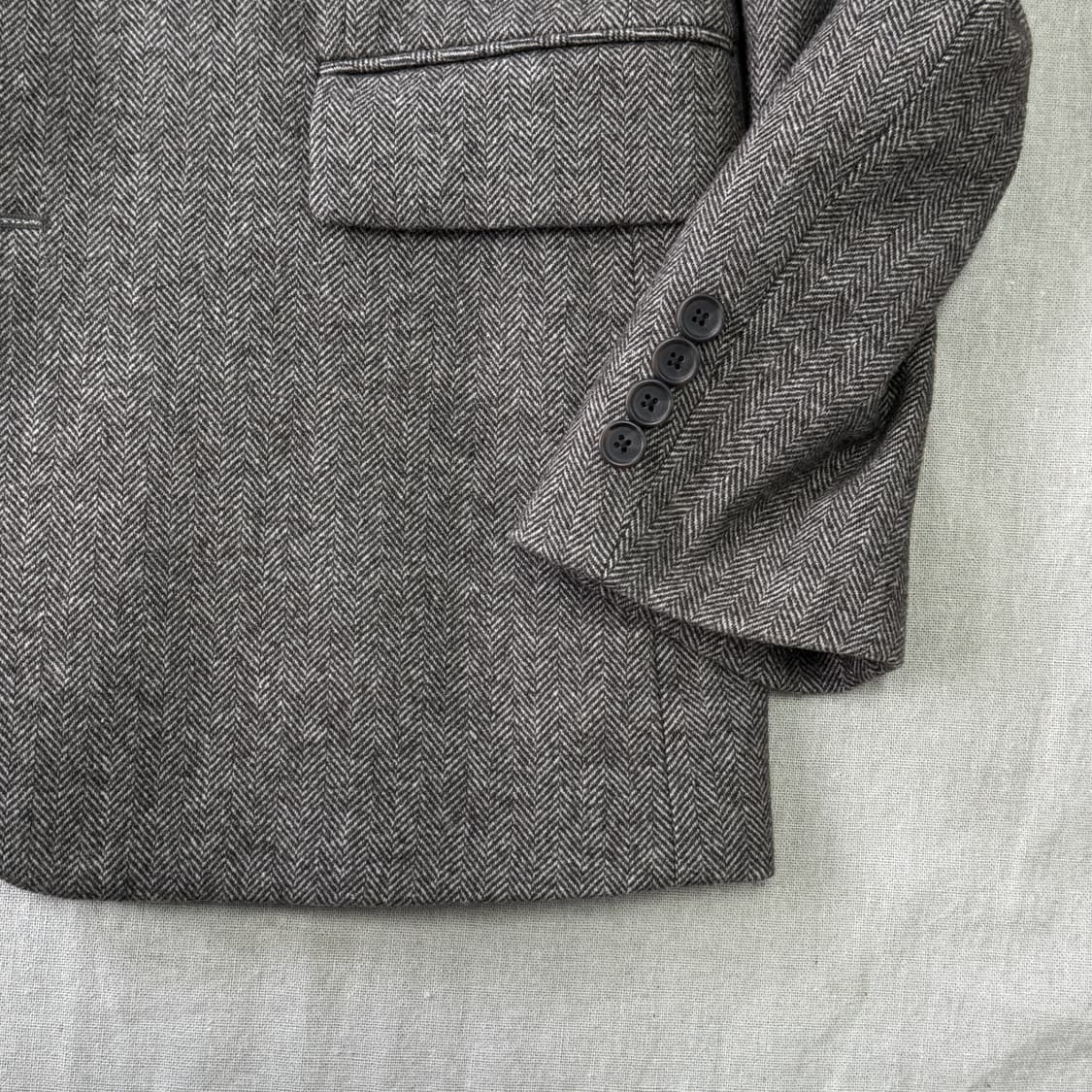 지오다노 헤링본 브라운 블레이저 자켓 L 상품이미지3