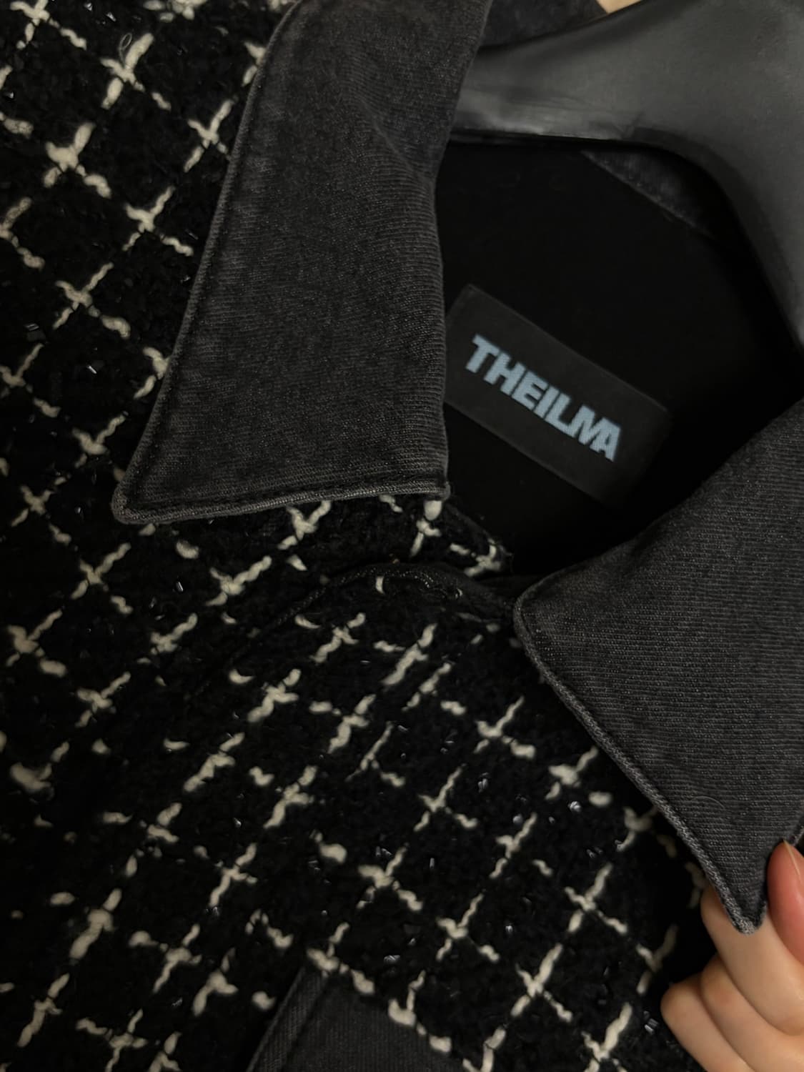 더일마 트위드 블루종 점퍼 상품이미지1