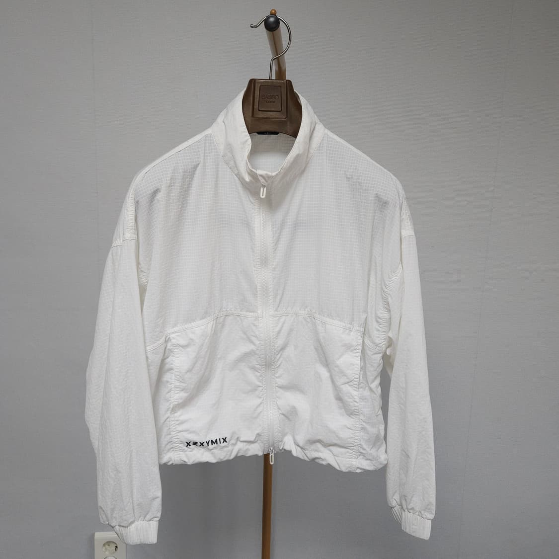S ) 젝시믹스 화이트 크롭 오버핏 바람막이 상품이미지3