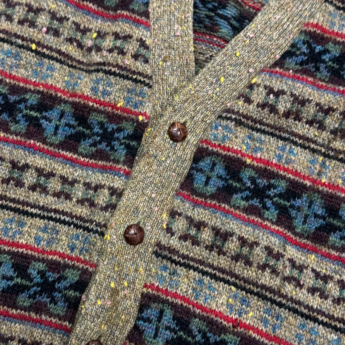 맥그리거 빈티지 에스닉 패턴 울 베스트 M 상품이미지4