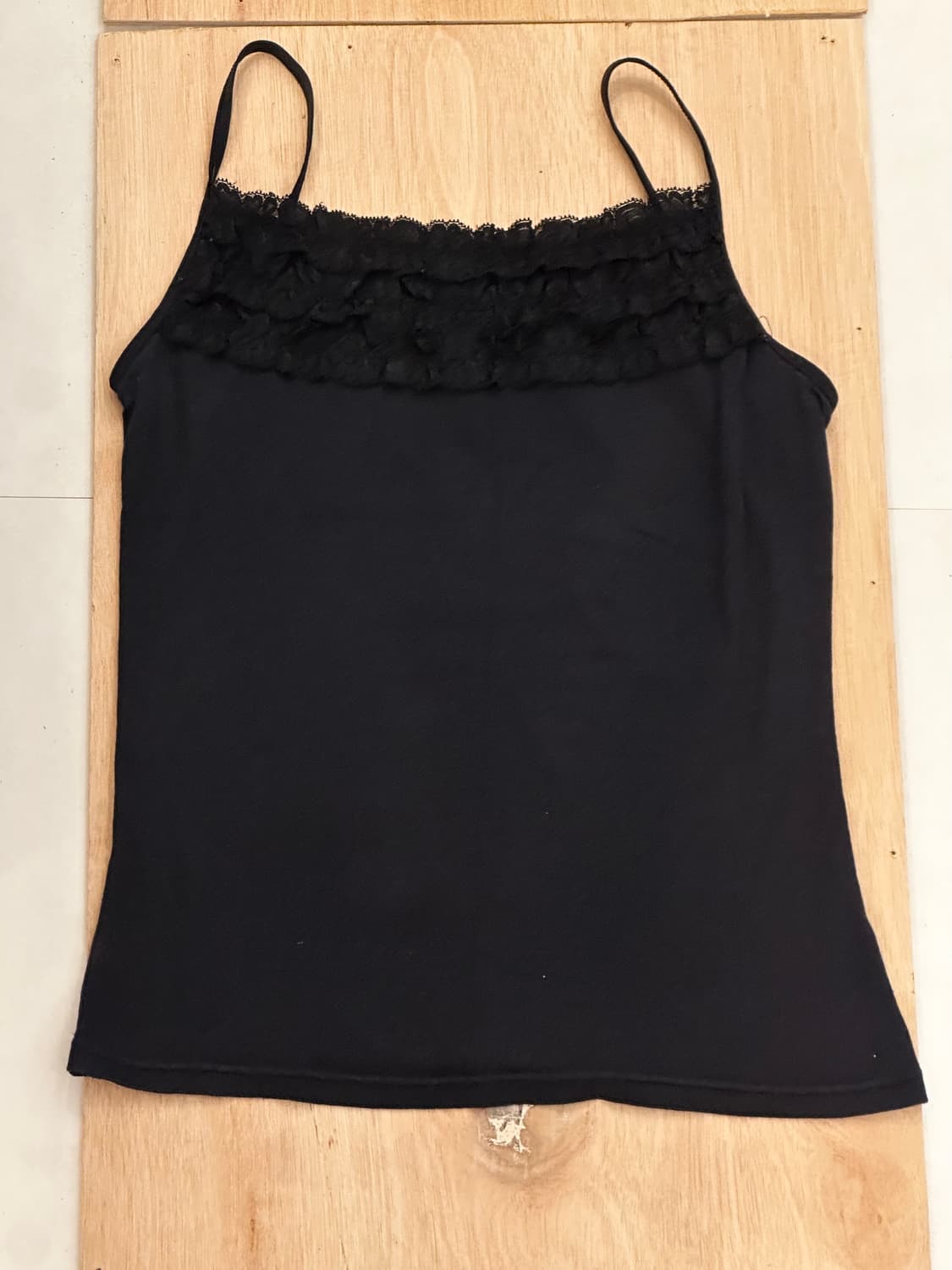 black eyelet lace camisole 상품이미지1