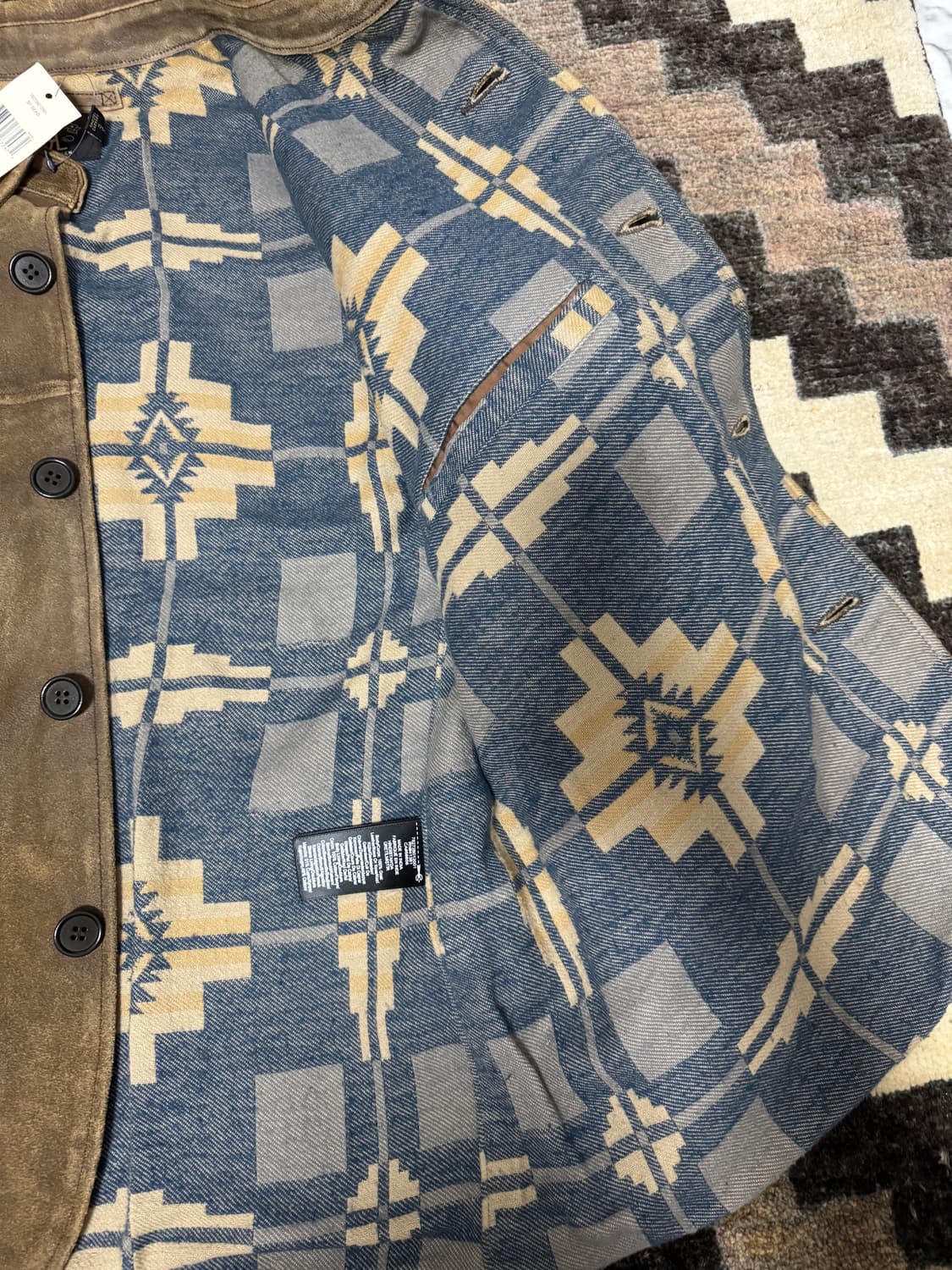 RRL 더블알엘 스웨이드 카코트 M 새제품 상품이미지4