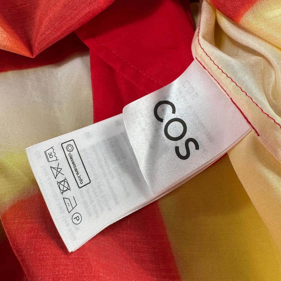 COS x 레아 콜롬보 패턴 롱 셔츠 드레스 상품이미지5