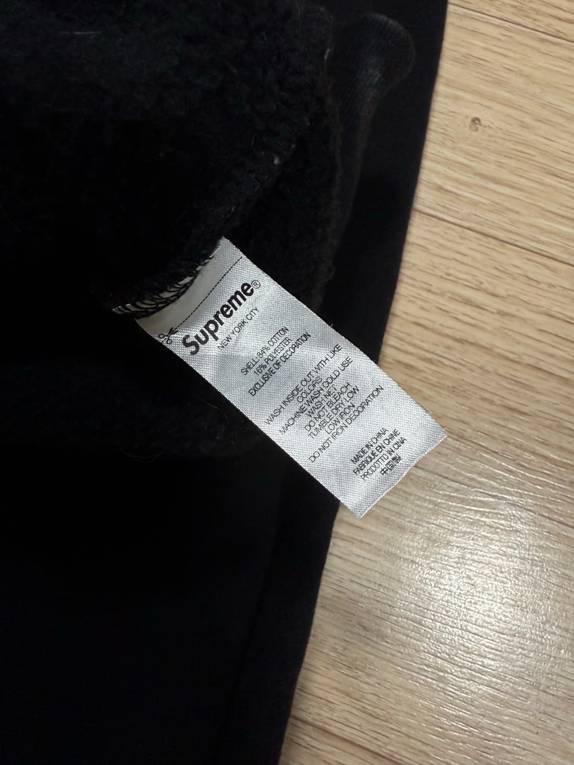 슈프림 사틴 아플리케 후디 상품이미지2