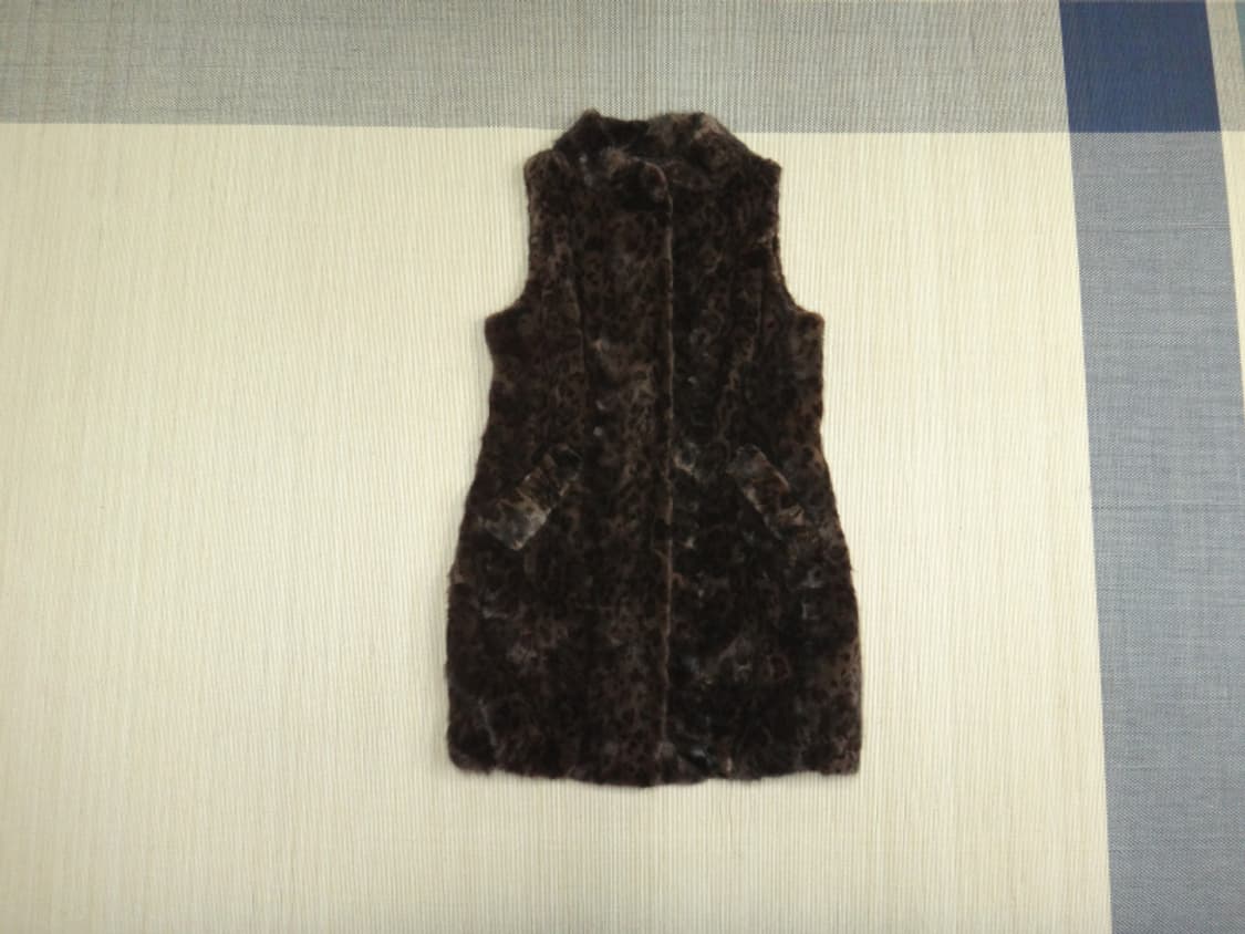 (90size) TELE GRAPH 호피무늬 밍크 롱 베스트 상품이미지1