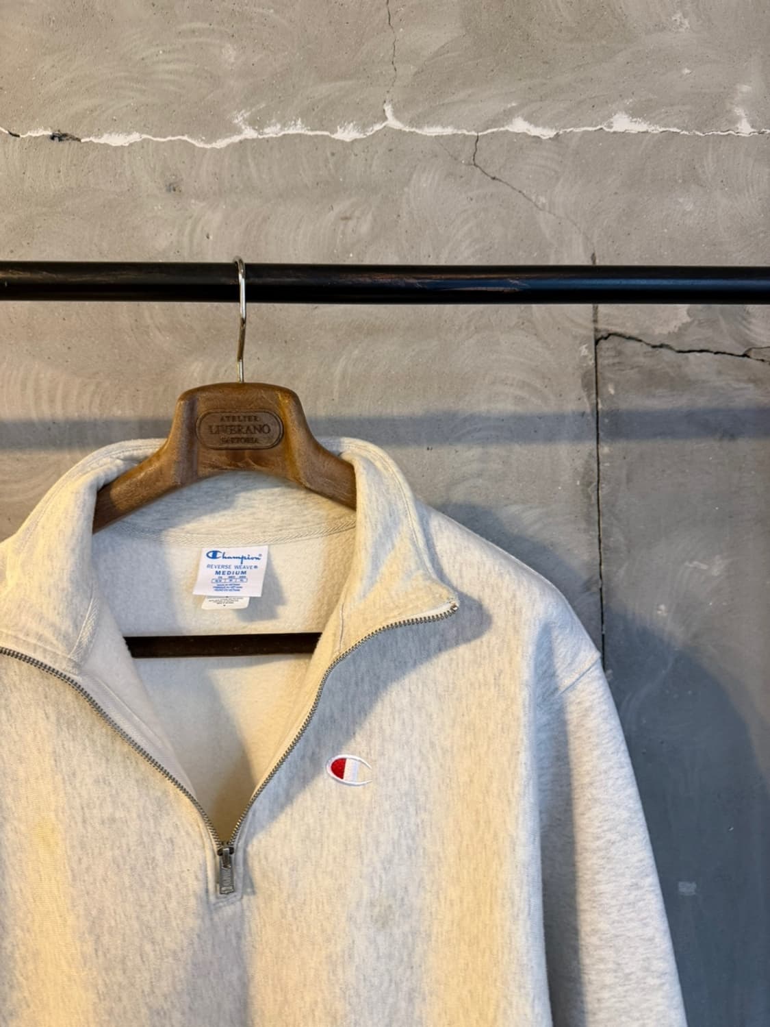 챔피온 리버스위브 짚업 맨투맨 100 상품이미지3