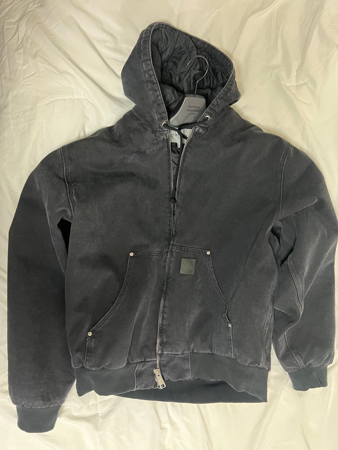 [ L] 칼하트 WIP OG 액티브 리벳 자켓 블랙 상품이미지1