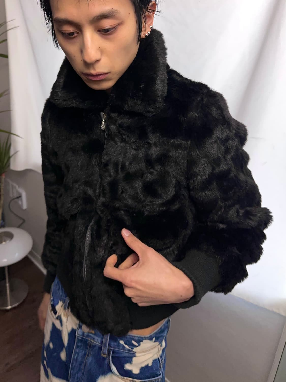 Tommy Girl 크롭 퍼 자켓 상품이미지2