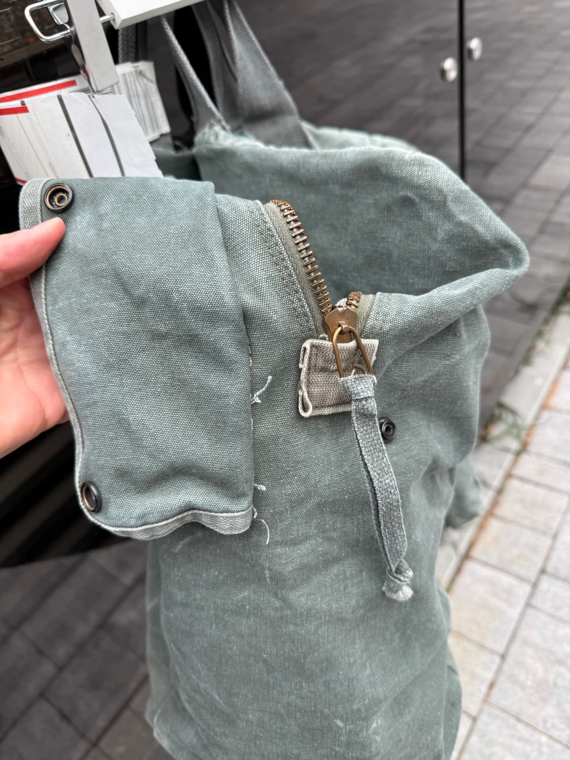 80s-90s US ARMY 미군 더플백 빈티지 상품이미지5