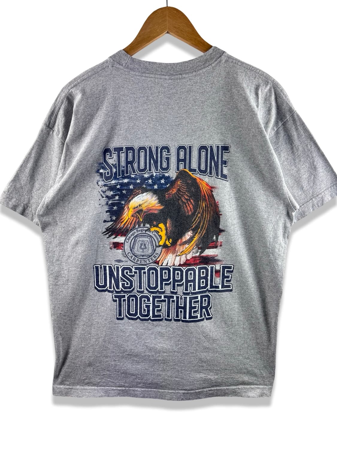 90S 미국제조 성조기 반팔티셔츠2299 상품이미지1