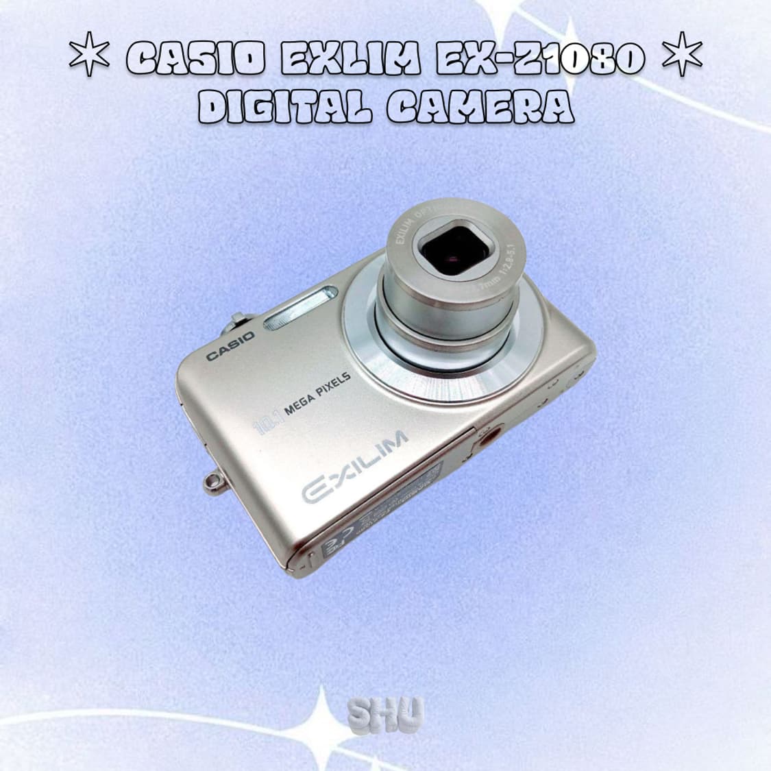 카시오 엑슬림 EX-Z1080 빈티지 카메라 디카 골드 상품이미지9