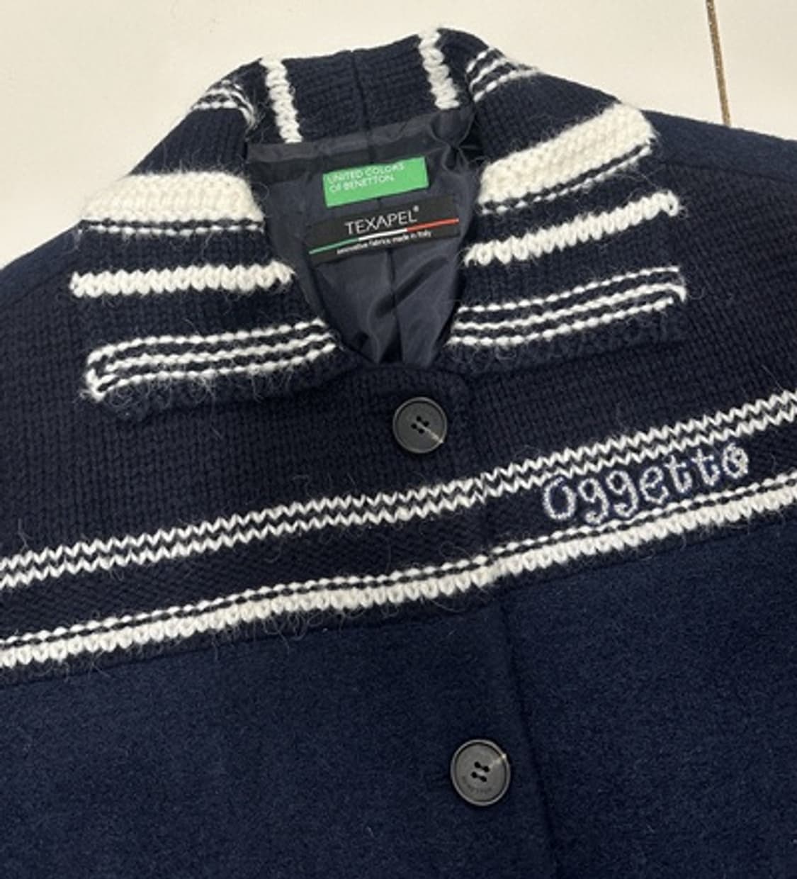 새/공홈판매중) 베네통 루브르 모혼방 자켓  상품이미지7