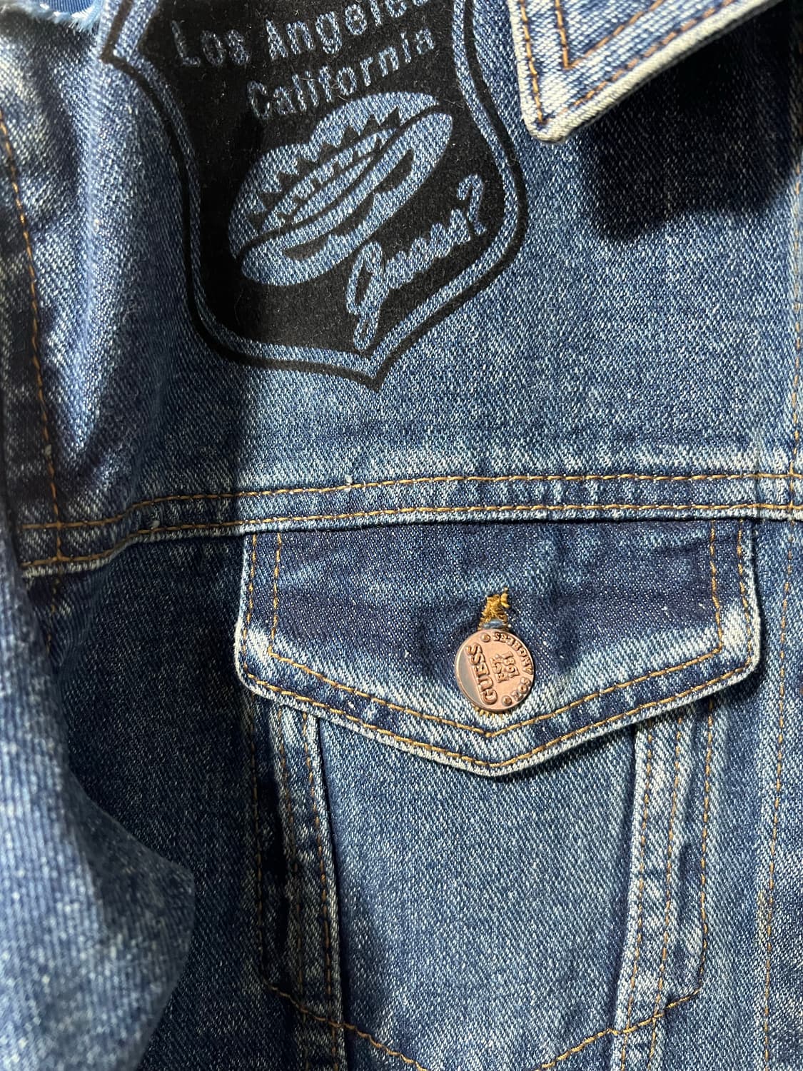 Guess Los Angeles 콜라주 데님자켓 상품이미지4