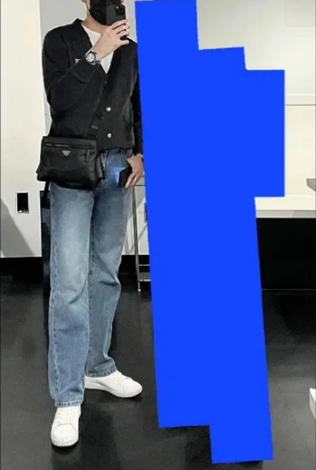 정품 프라다 벨트착용가능 남자 크로스백 메신저백 벨트백 상품이미지5