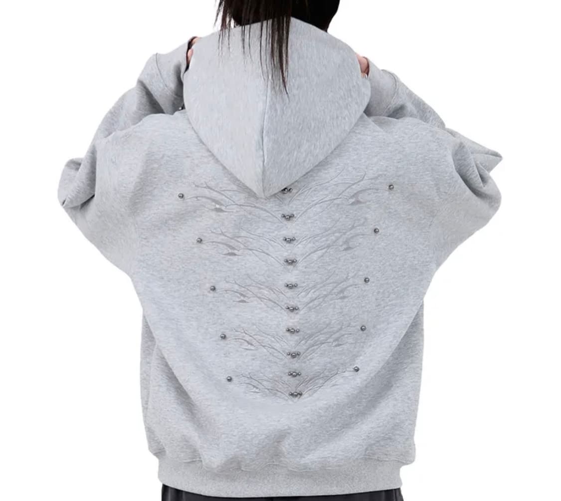 알트코드 고스트 본 링크 후드티 상품이미지3