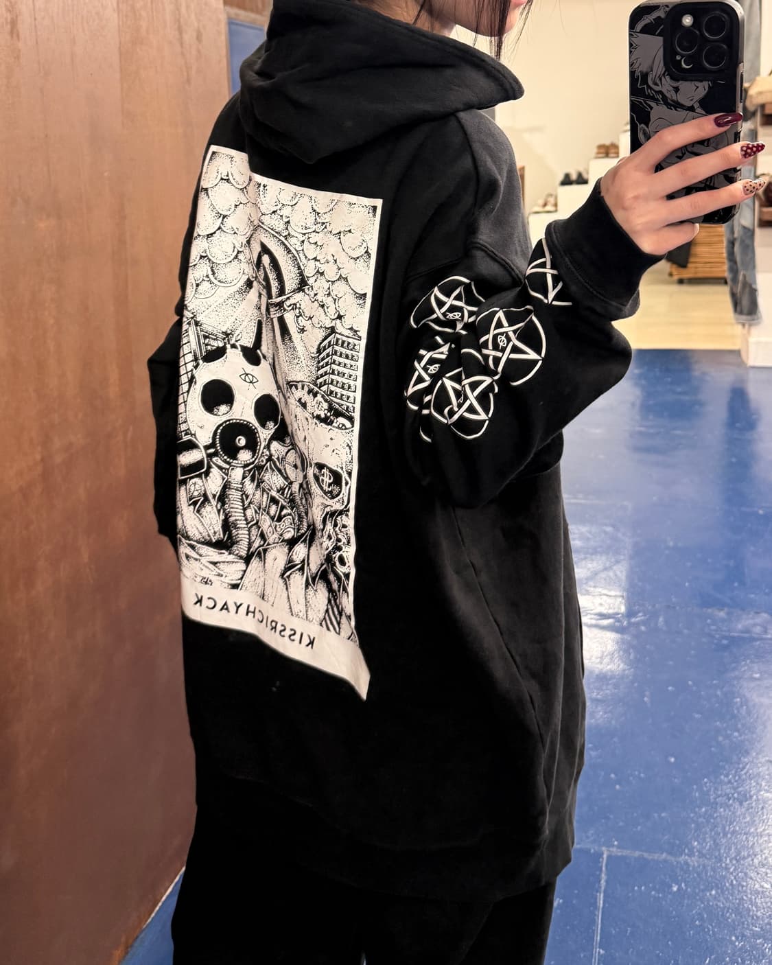 Kissrichyak 크레이지 후드티 상품이미지2