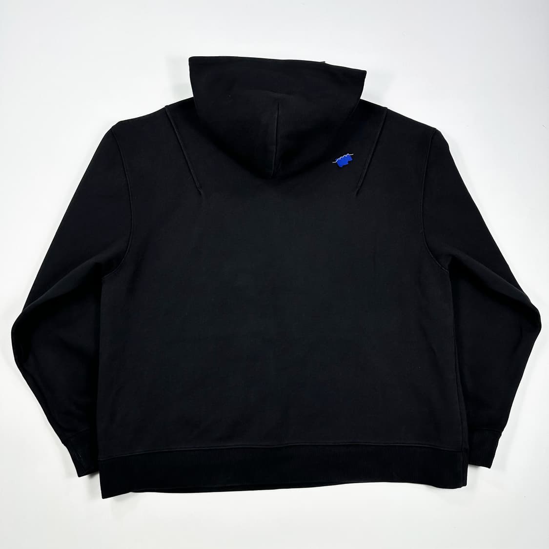 아더에러 블랙 포인트 로고 헤비 후드티 (실측 XL) 상품이미지3