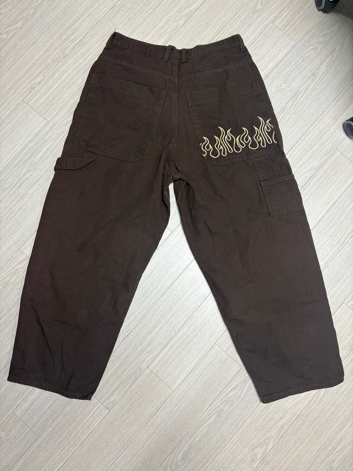 브라운 면 팬츠 상품이미지2