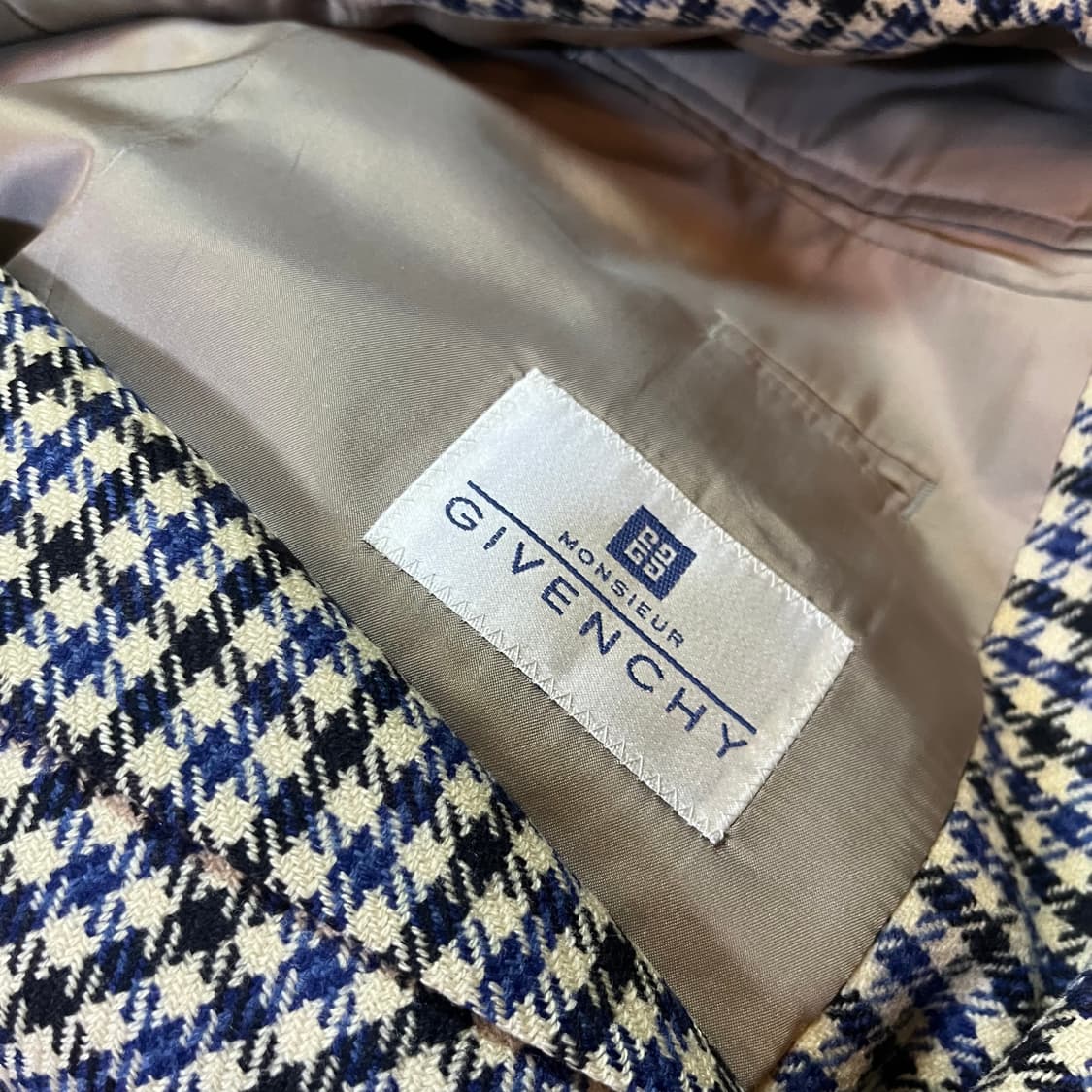 지방시 하운드 체크 싱글 블레이저 자켓 상품이미지4