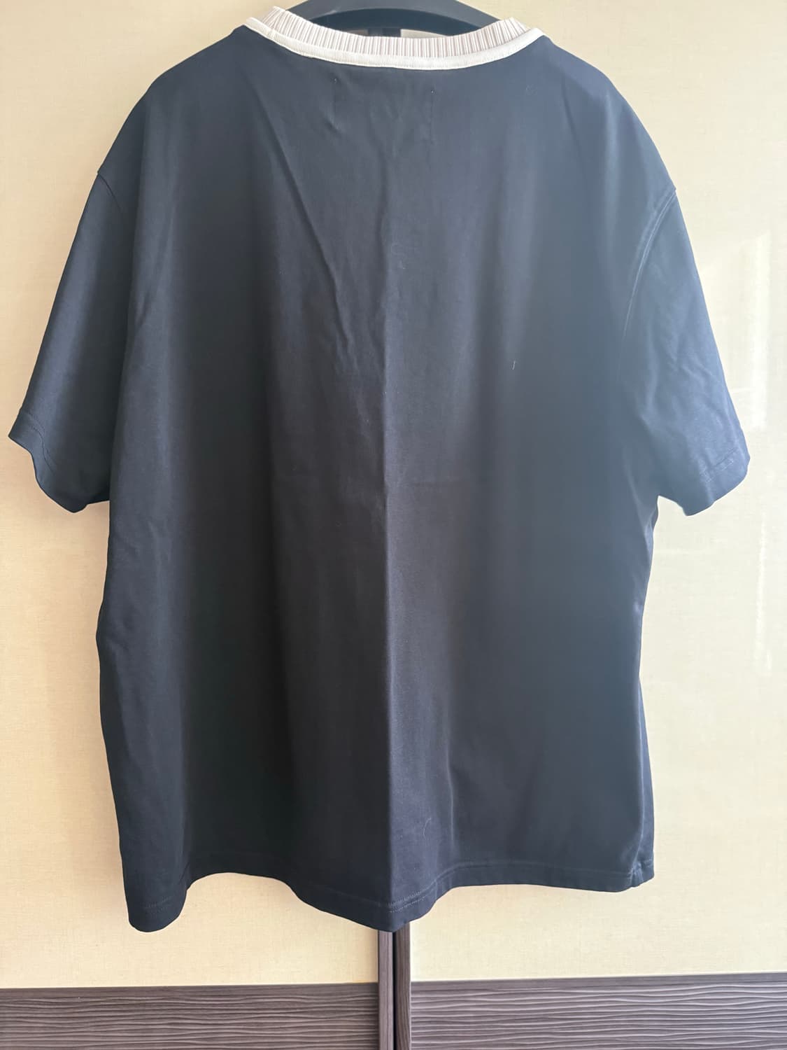 세터 로고 자수 보야지 반팔 (블랙 XL) 상품이미지2