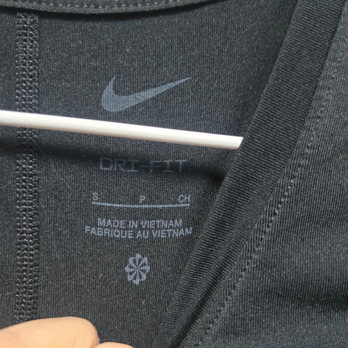 나이키 블랙 더블스우시 드라이핏  반팔 티셔츠  상품이미지3