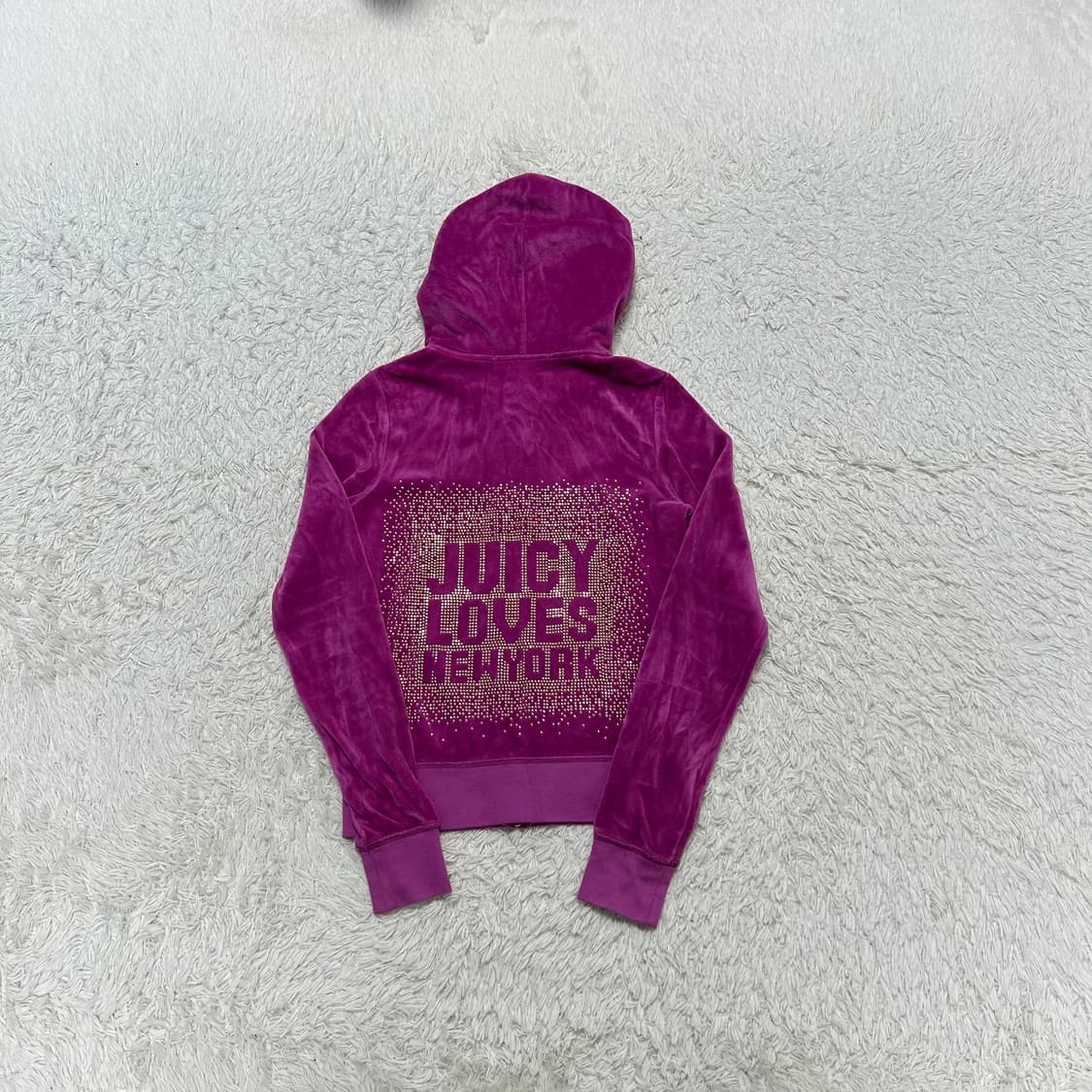 Juicy Couture Velvet Hood Zip-up 상품이미지5