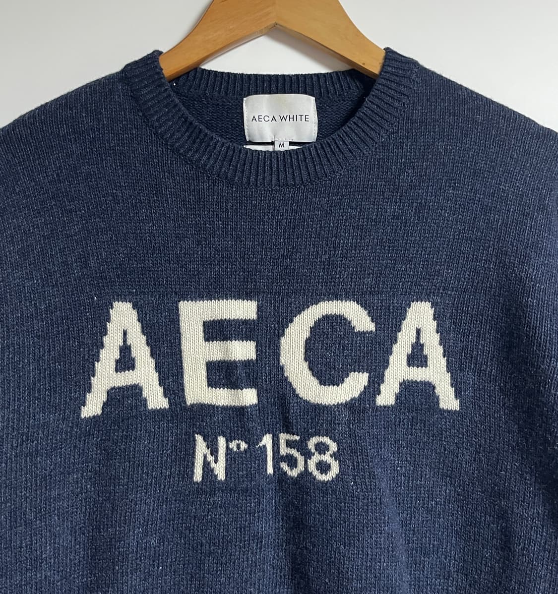 공용 에이카화이트 니트 스웨터 M 상품이미지4