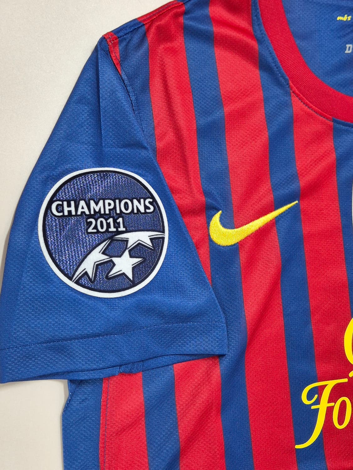 11-12 바르셀로나 홈킷 사비 유니폼 M 상품이미지5