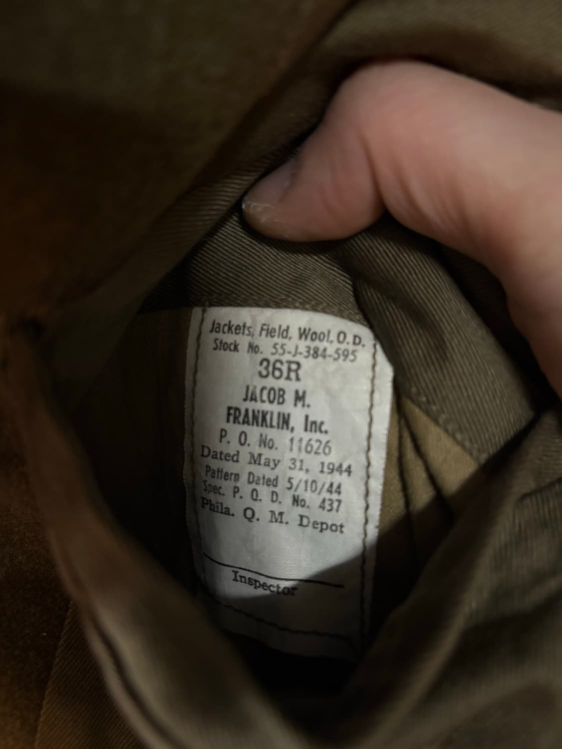 Rare!!! 40’s U.S Army Ike Jacket.  상품이미지6