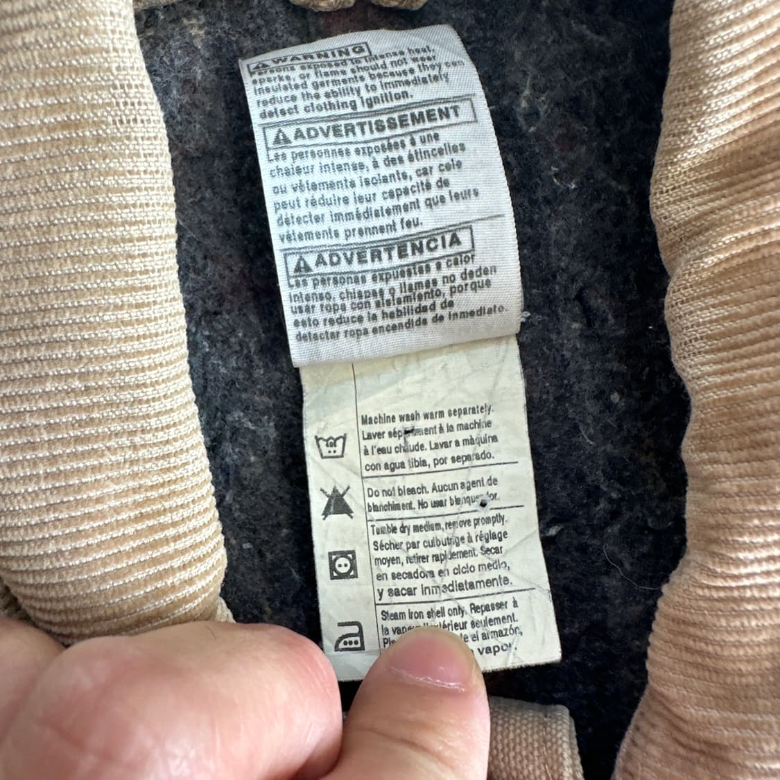 Carhartt 칼하트80‘s OG 블랭킷 디트로이트 레더로고 초어자켓 상품이미지8