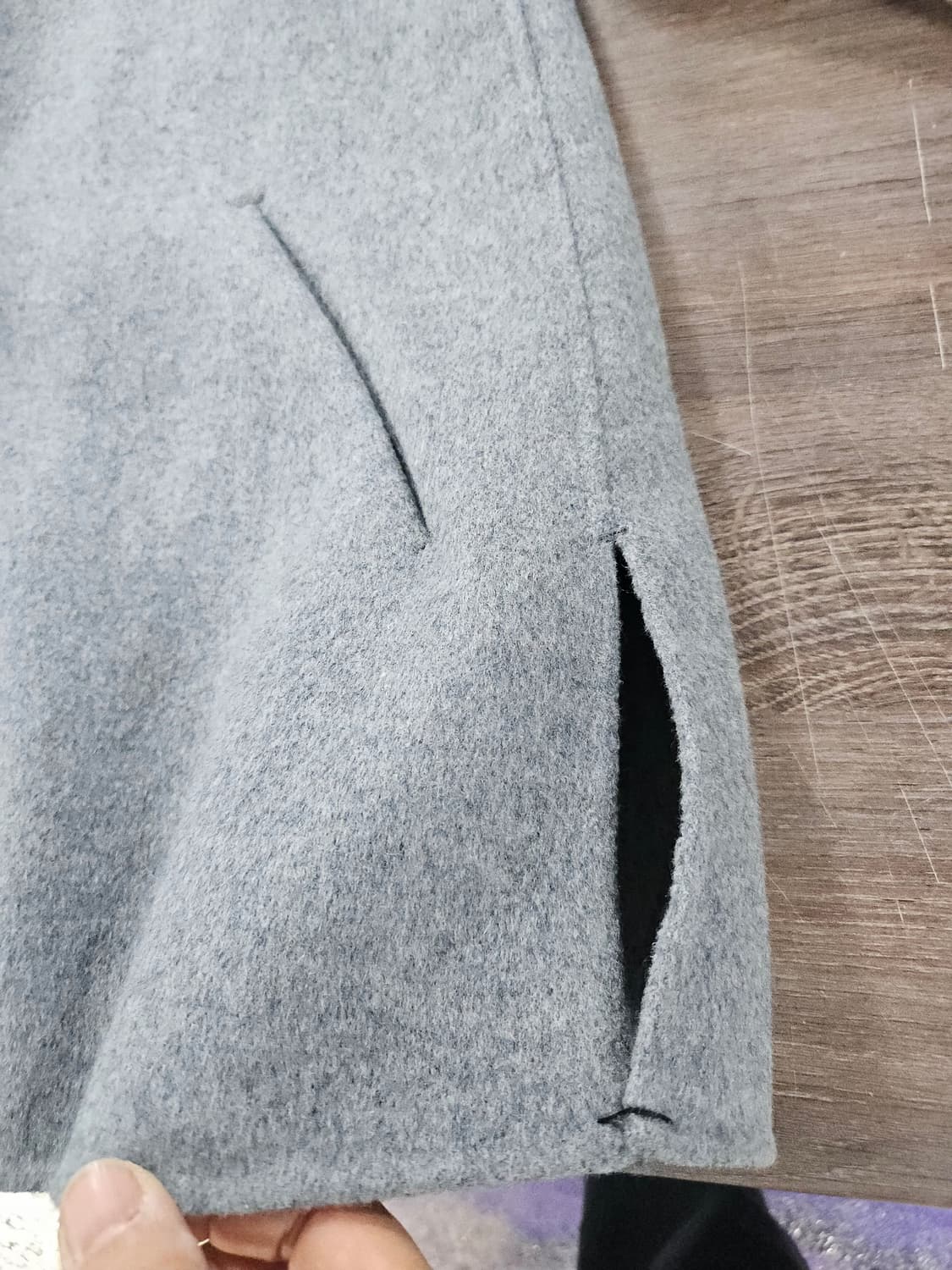 Anitvee F 그레이 모직 코트  77 상품이미지3