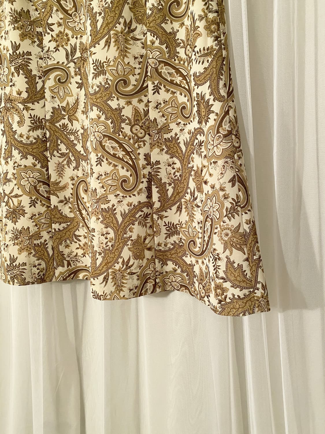 Vintage Paisley Ethnic Boho Long Skirt 상품이미지4