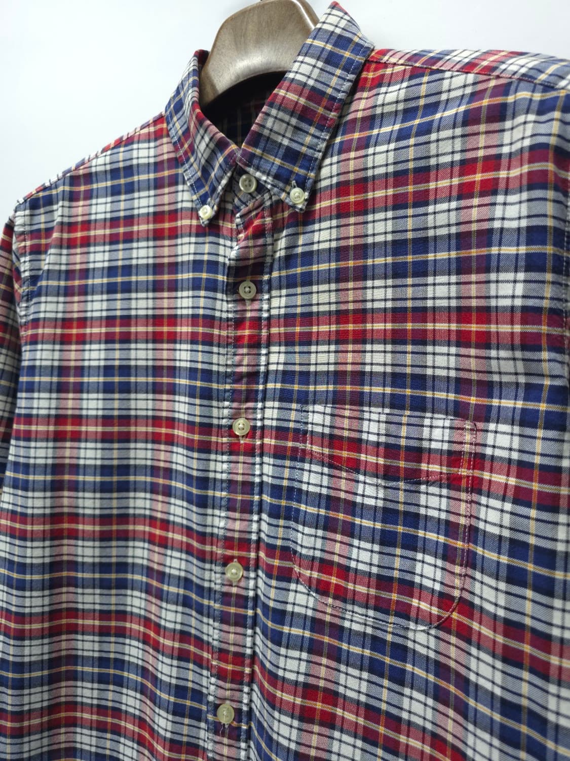 갭 정통 체크 버튼다운 셔츠 (100) 상품이미지6