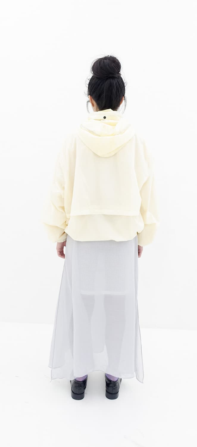 샵페어리 maxi hoodie anorak cream 상품이미지3