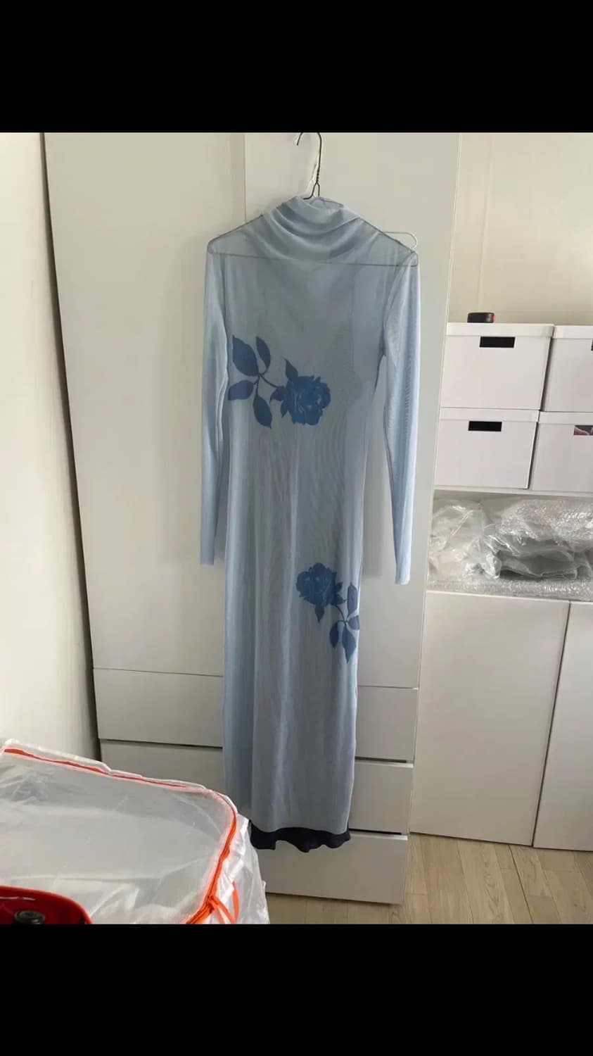 Zara 프린티드 툴레 드레스 상품이미지1