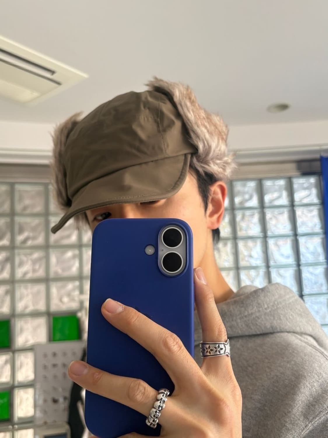 WATER PROOF PADDED FLAP CAP 방수 패딩 플랩 캡 상품이미지1