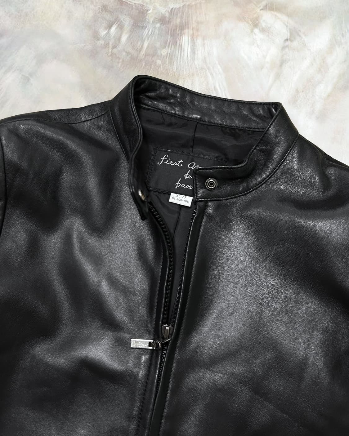 빈티지 블랙 양가죽 자켓 상품이미지3
