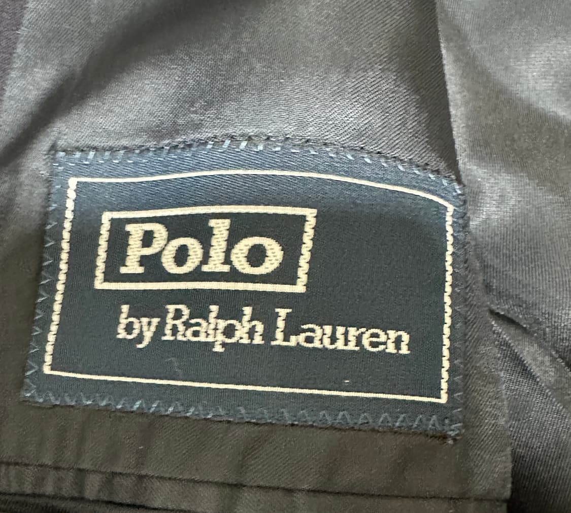 폴로 랄프로렌 이태리 네이비 울 스트라이프 수트 블레이저 자켓 상품이미지3