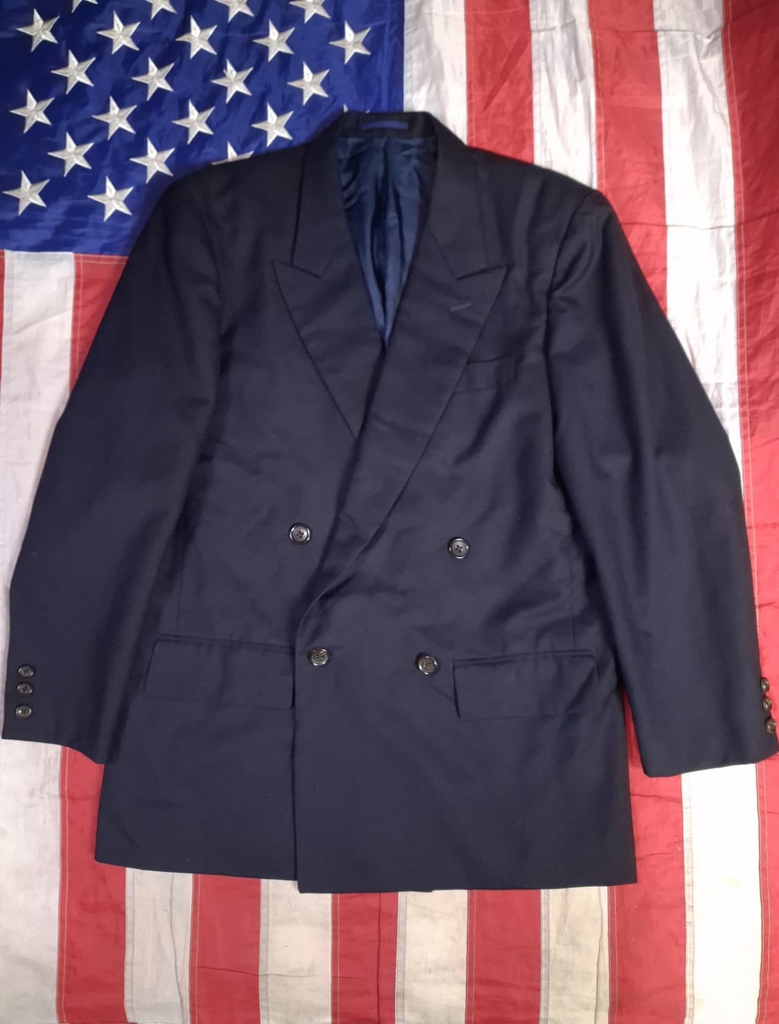 오리지날 요지야마모토 포맨 울 더블 블레이져 자켓 상품이미지1