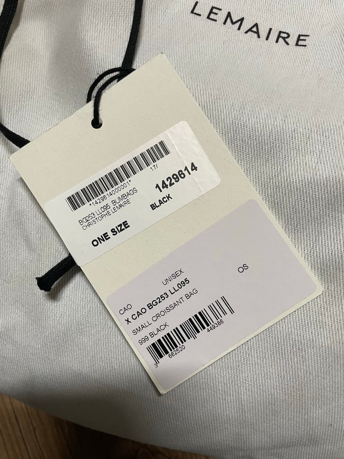 르메르 크루와상백 블랙 스몰  상품이미지8