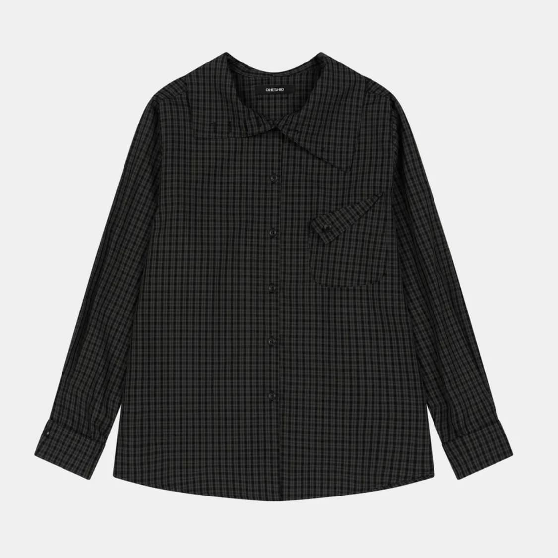 오헤시오 레이어드 카라 셔츠 LAYERED COLLAR SHIRT 상품이미지1