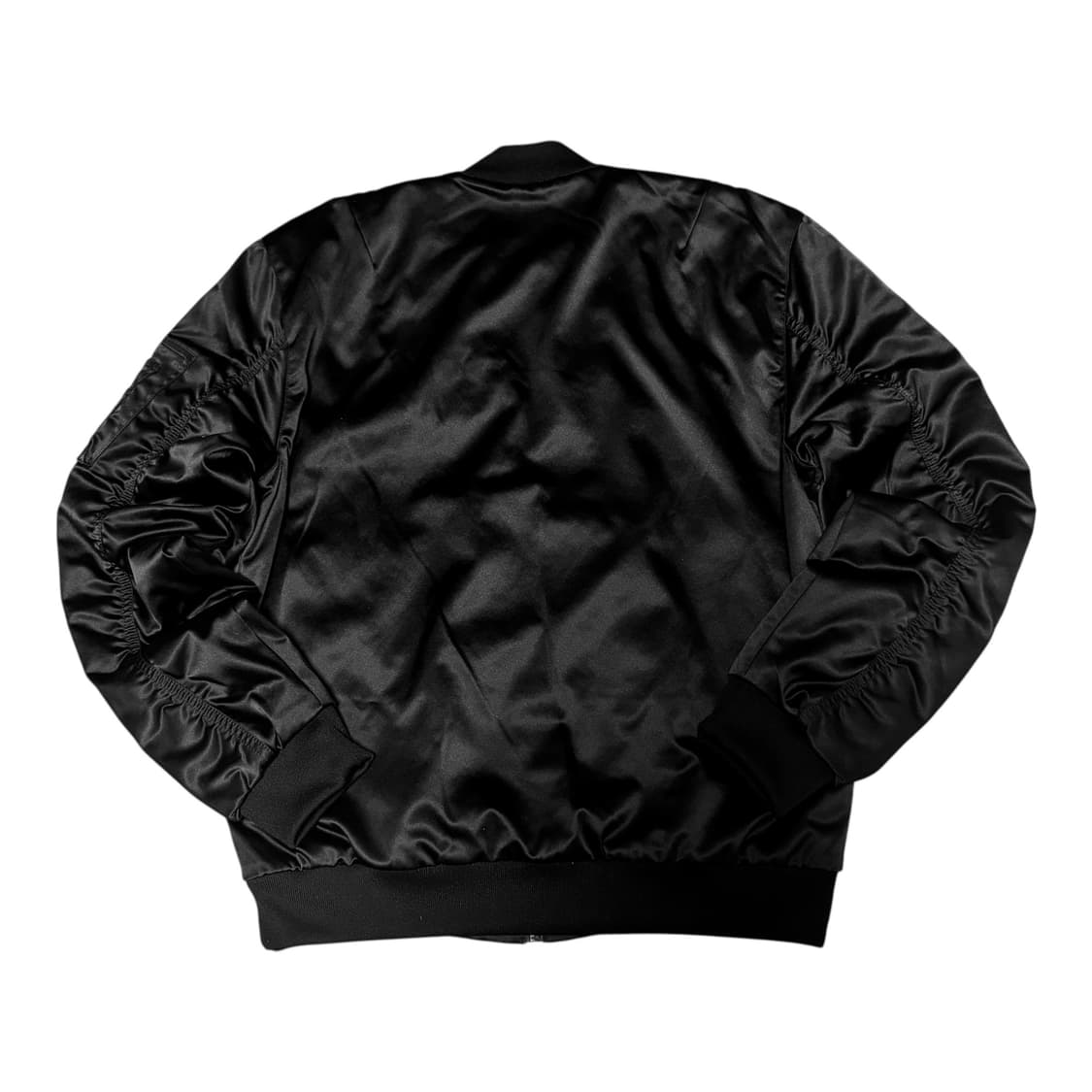 아디다스 슈퍼스타 MA-1 사틴 블랙 봄버 자켓 상품이미지2