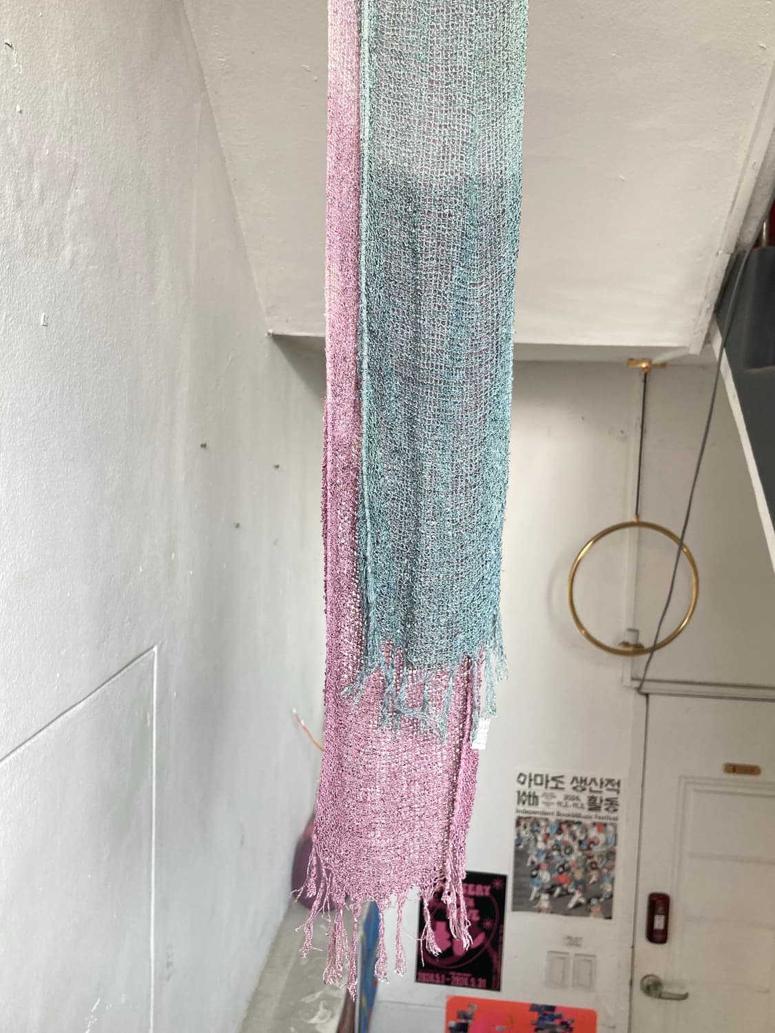 블루퍼플 솜사탕 머플러 상품이미지2