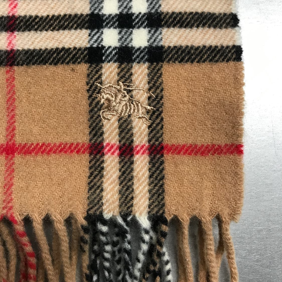 버버리 정품 메리노/캐시미어 머플러 베이지 상품이미지4