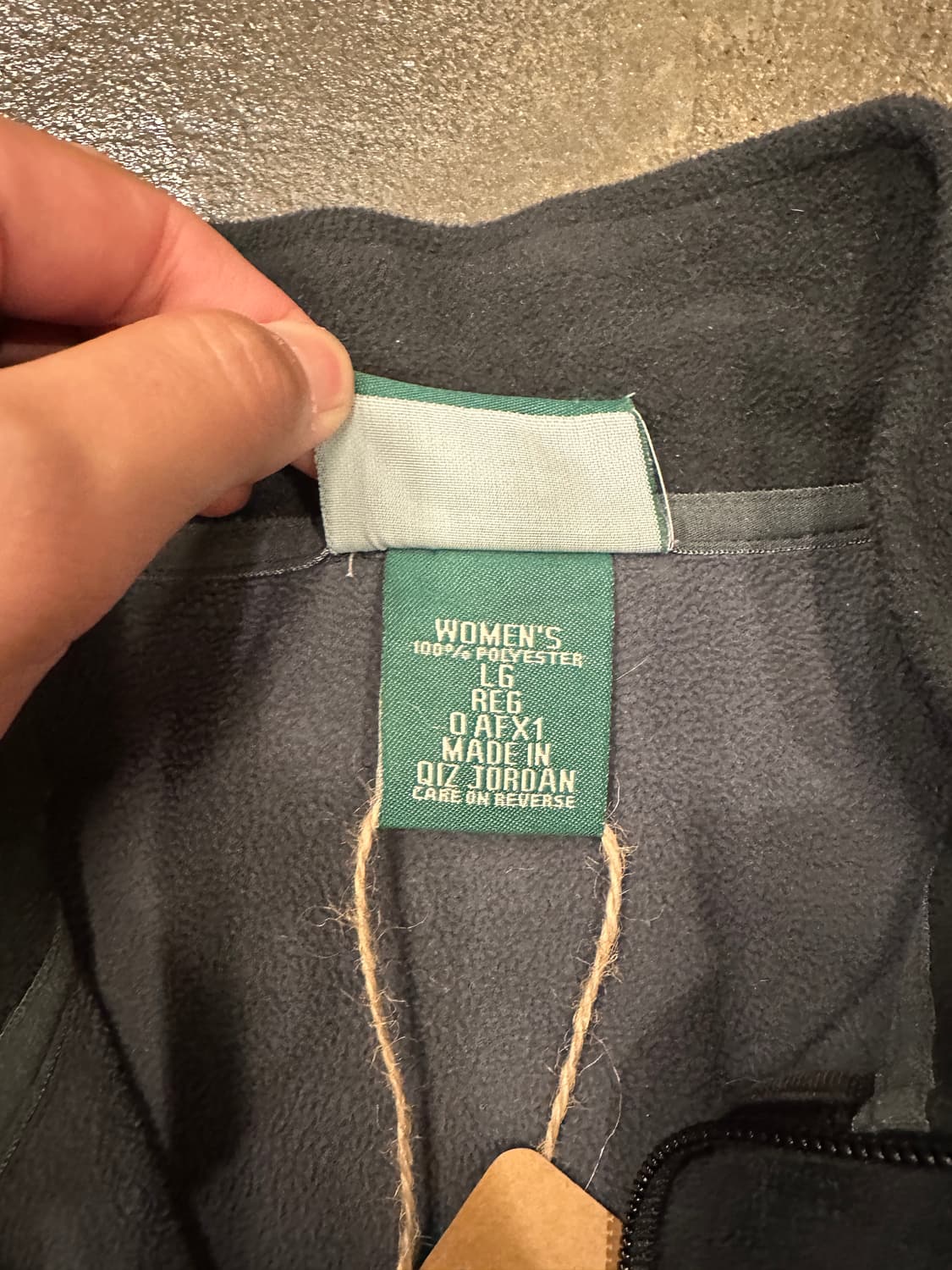 LL Bean 블랙 플리스 자켓 L 상품이미지6