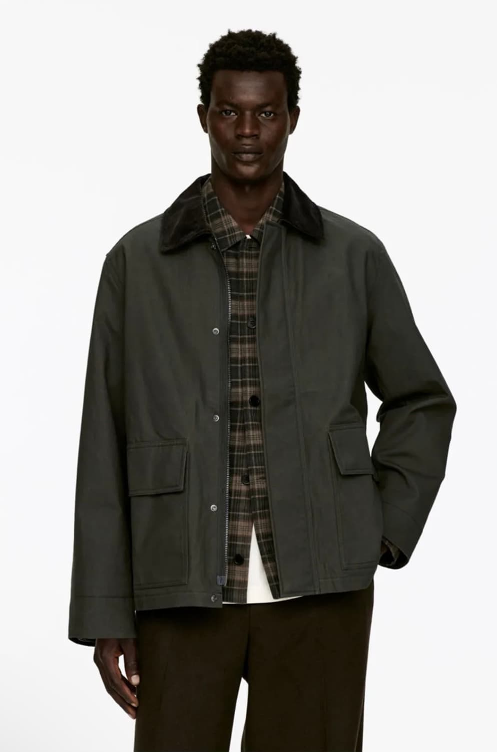 왁스 코튼 재킷 상품이미지3