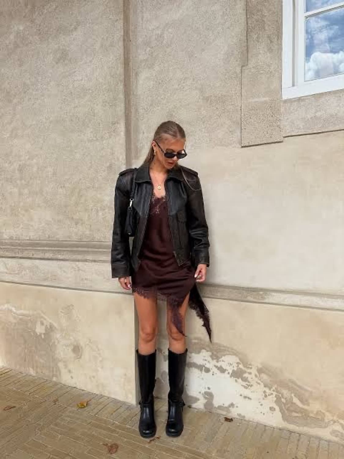 ZARA 자라 비대칭 레이스 원피스 상품이미지3