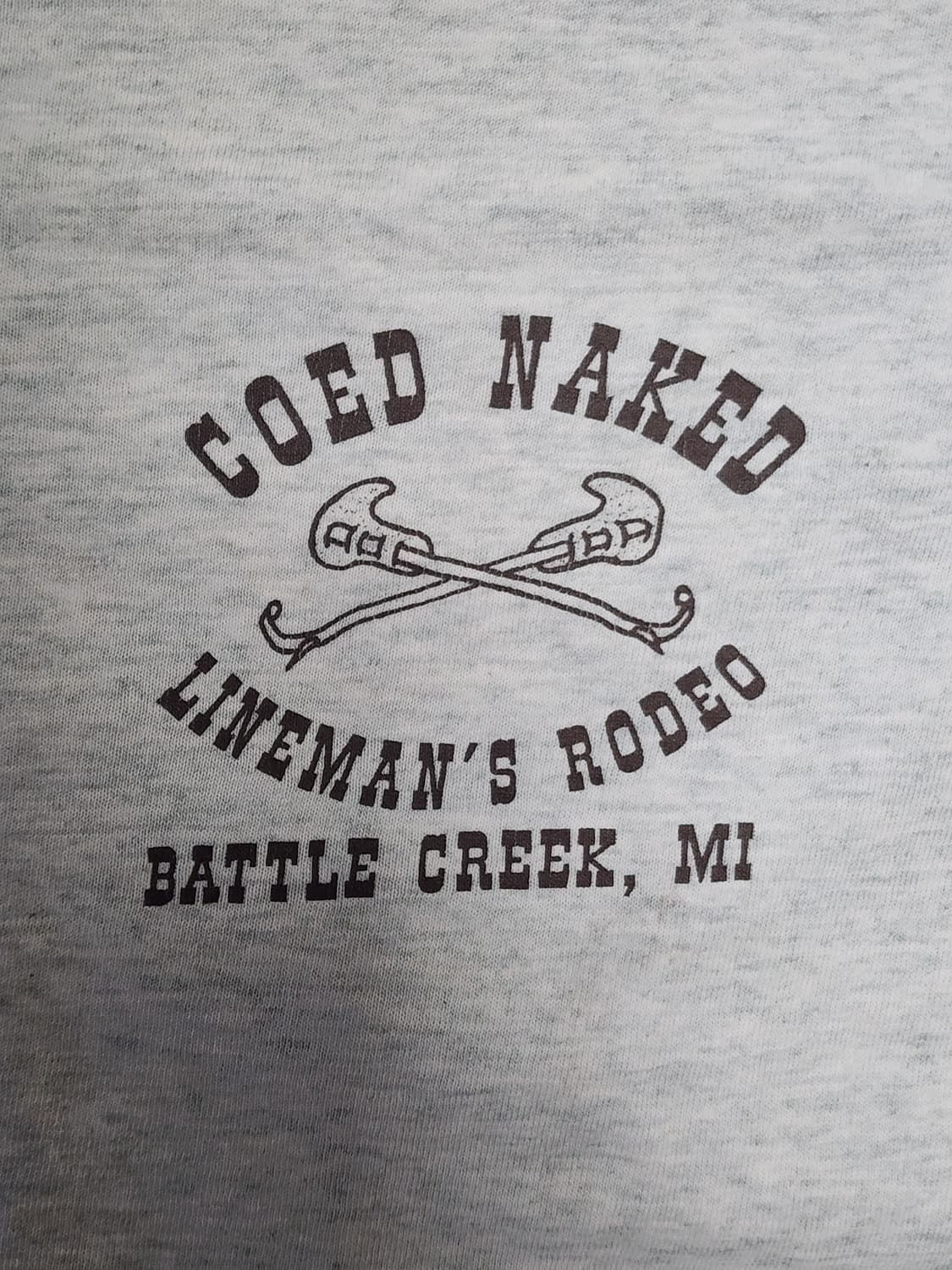 90s Coed Naked 'Lineman' 티셔츠73 상품이미지5