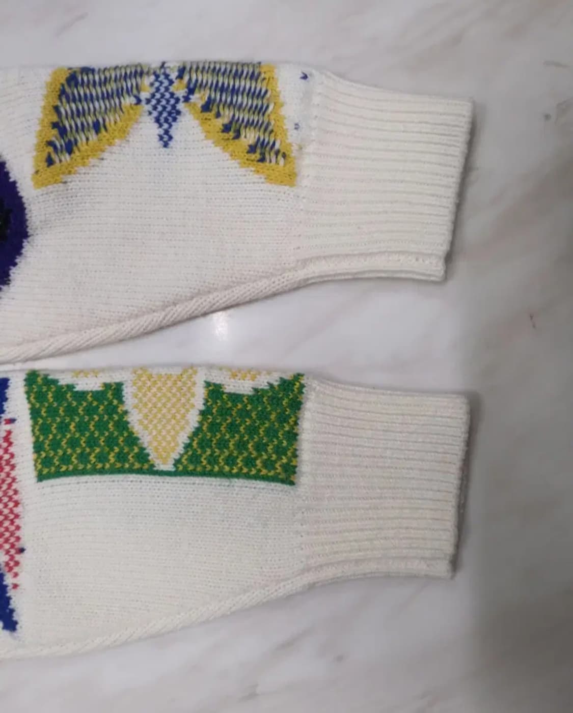 루이비통 남성 여성공용 멀티컬러 플라워 니트 S 사이즈  상품이미지8