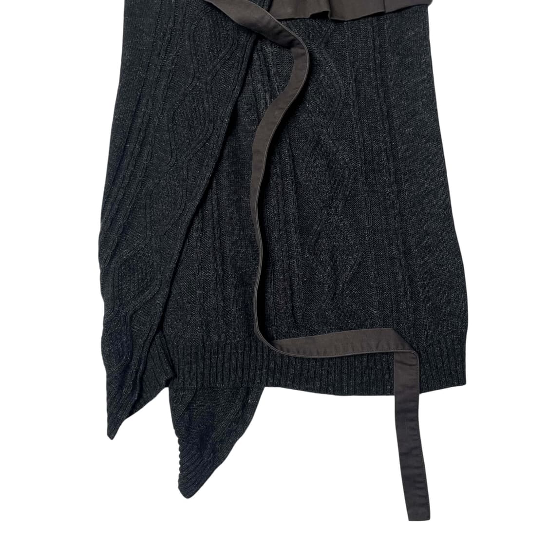 Gomme 카고 포켓 니트 랩 스커트 상품이미지4